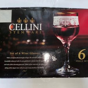 cellini wine glass set